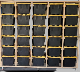 30 Box Tote Storage System